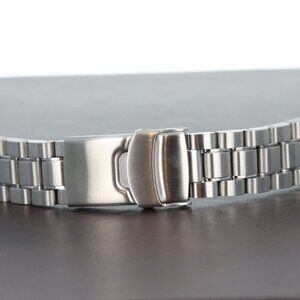 Hadley-Roma 24mm Solid Link Stainless Steel Men's Watch Bracelet/Band, MB4476W
